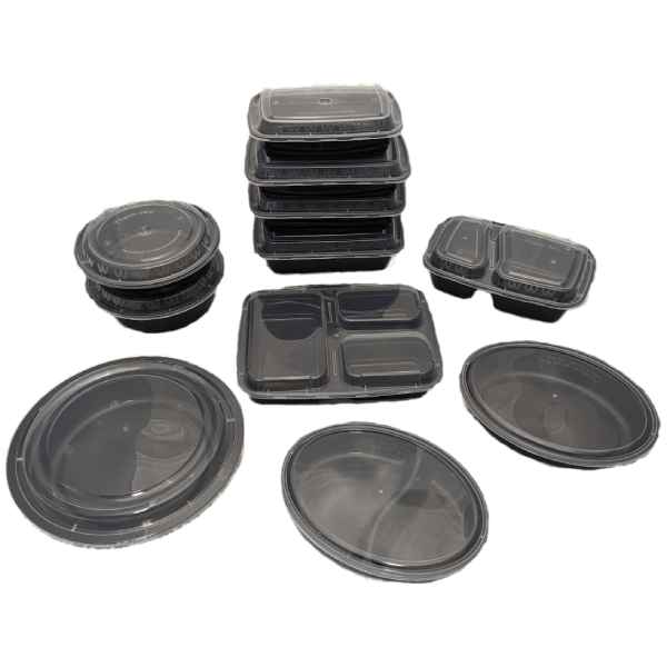 We have the widest range of black microwavable takeaway containers in Perth