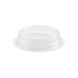 60ml sauce and 150 280ml cup dome lid with no hole clear - 50/SLV
