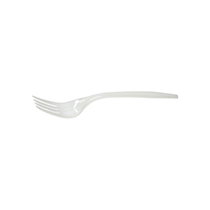 White Plastic Forks - 100/SLV