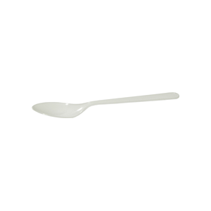 Plastic Dessert Spoon White - 100/SLV
