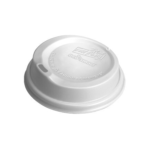 Combo Hot Cup Lids  White - 100/SLV x 10