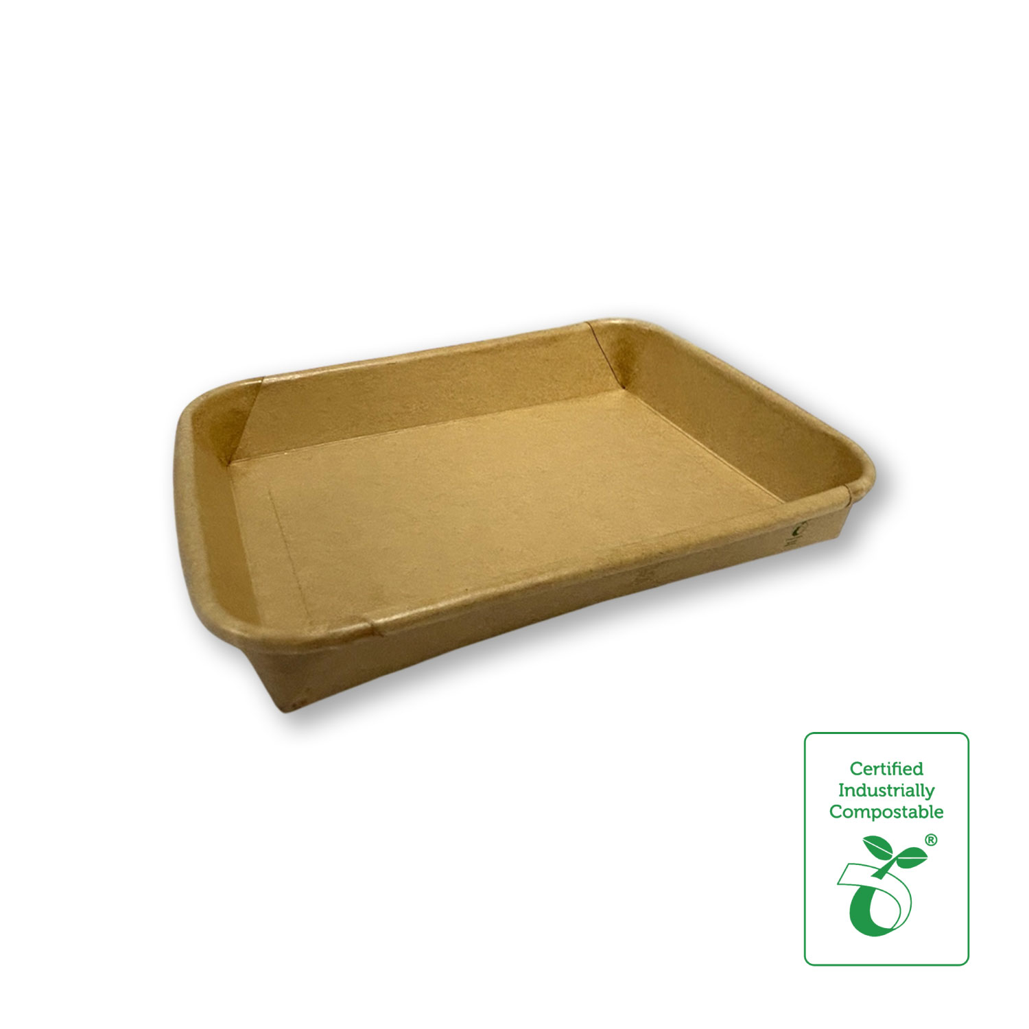 Compostable Paper Sushi Tray Size 5 - Large - 50/SLV