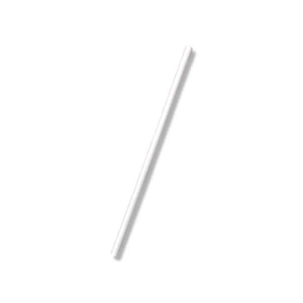 Paper Regular Straw White (3ply) - 100/SLV x 25