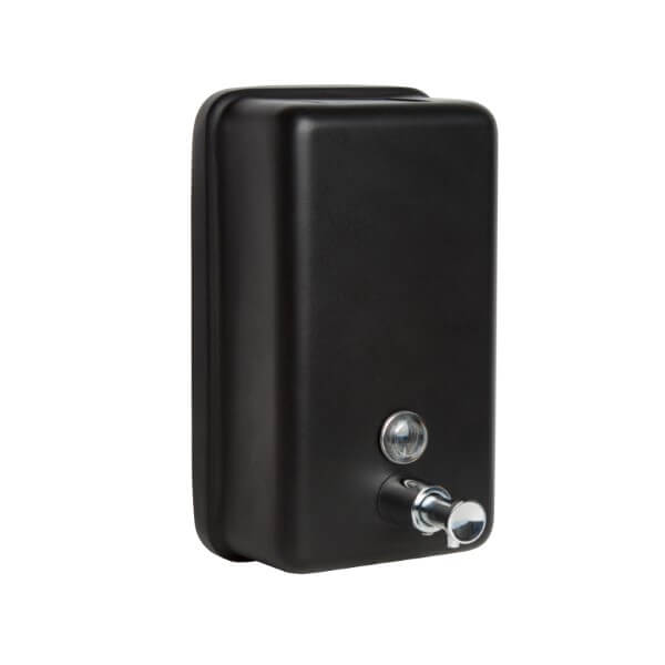 Vertical Liquid Soap Dispenser ? 1.2L Capacity Finish: Satin Matte Black - Unit