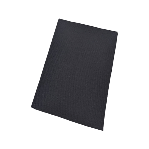 PPS Quilted Dinner Napkin 2ply Black GT Fold - 100/SLV x 10