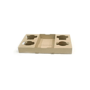 4 Cups Drtink Tray with Perforation - 100/CTN